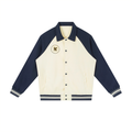 M.Lola Signature Contrast Raglan Sleeve Baseball Jacket