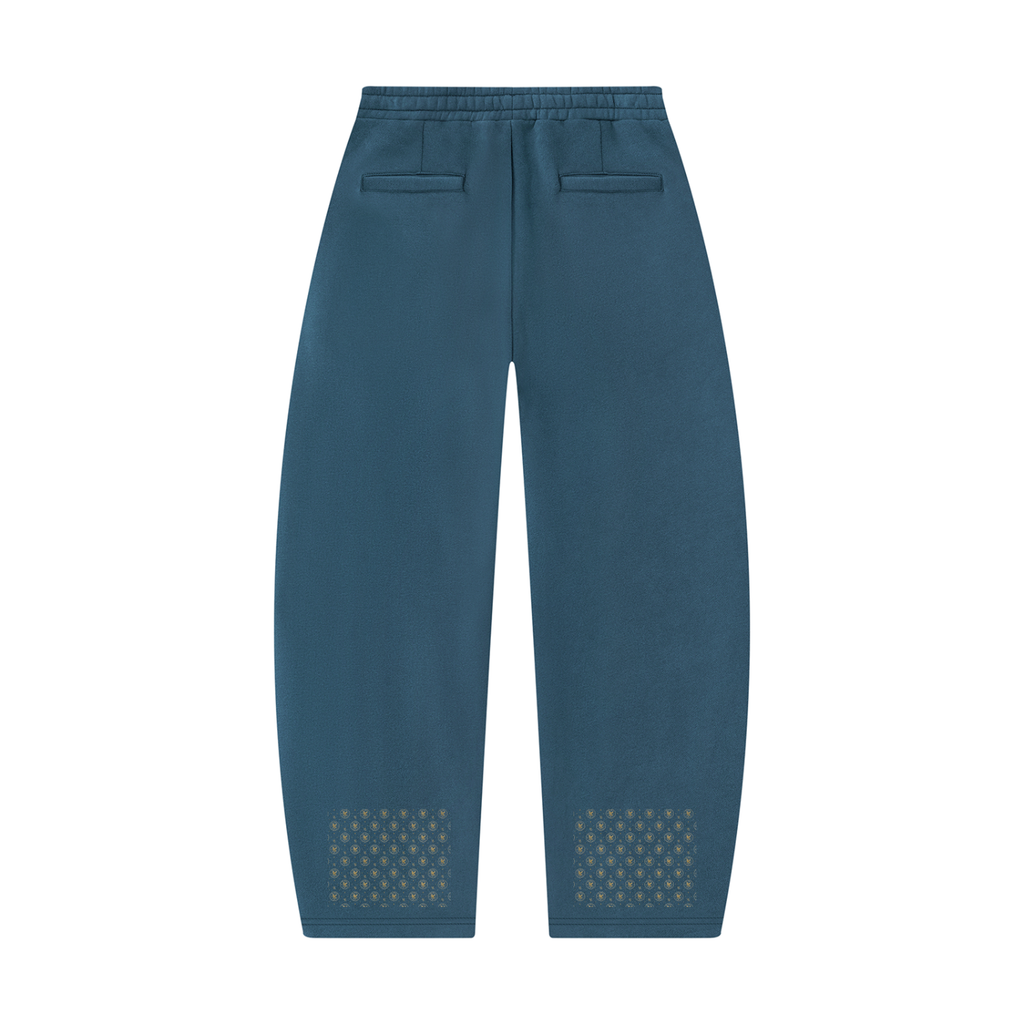 M.Lola "Cross and Crown"Unisex Barrel Leg Sweatpants