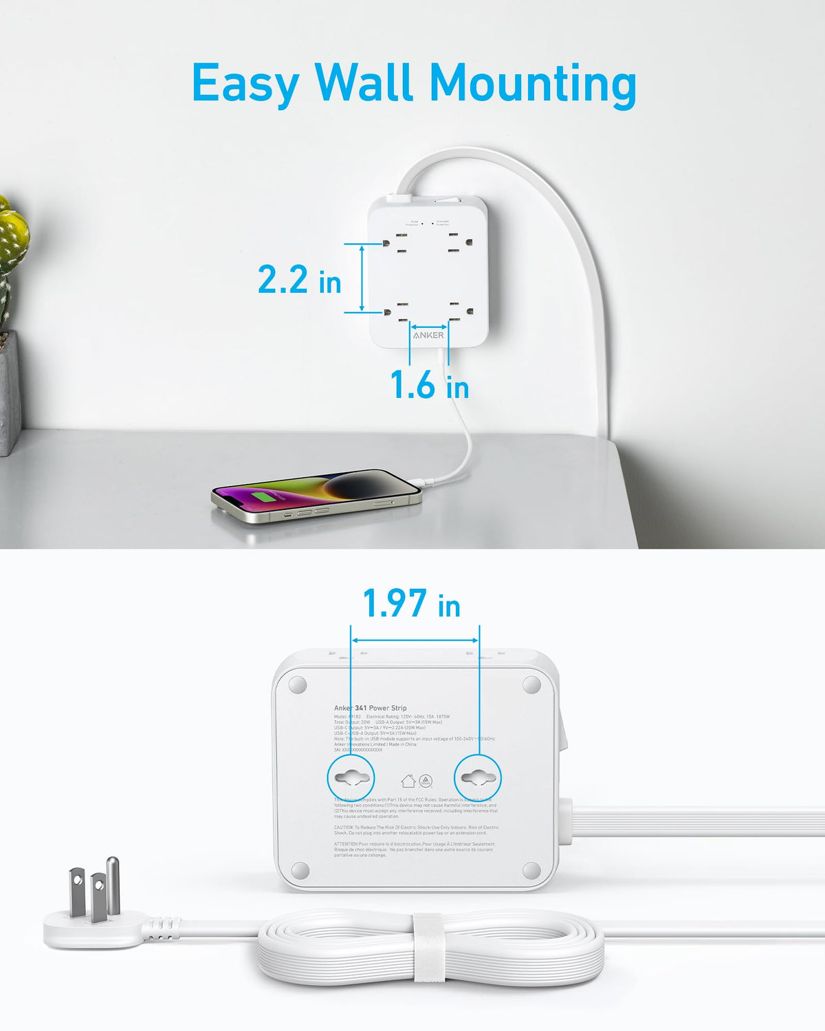 Anker <b>341</b> USB Power Strip