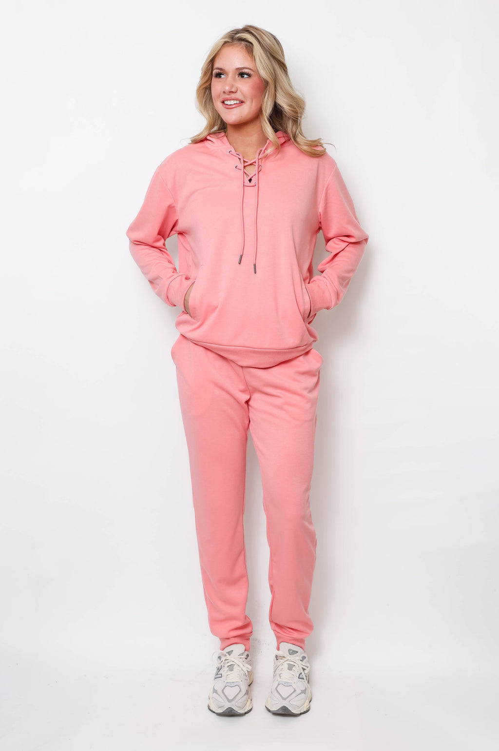 Women's Lace-Up Hoodie & Jogger UltraTech Set