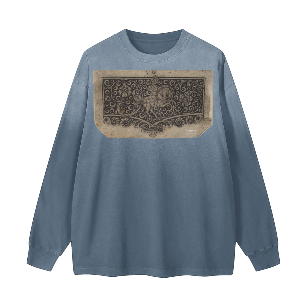 M.Lola “Knight” Gradient Washed Long Sleeve T-Shirt