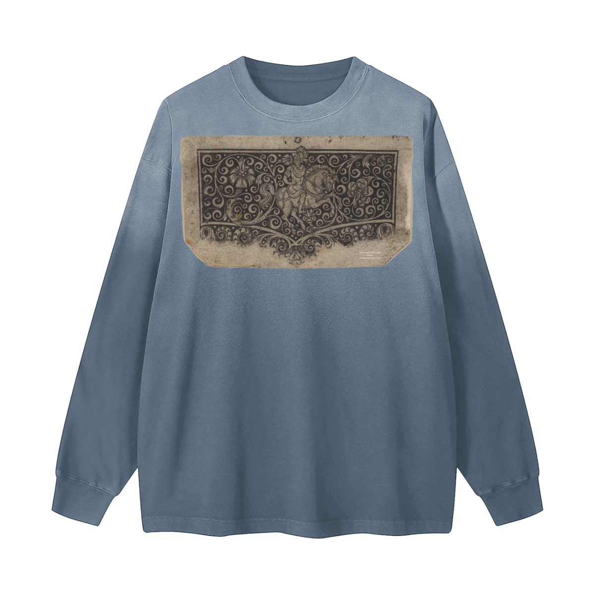 M.Lola “Knight” Gradient Washed Long Sleeve T-Shirt