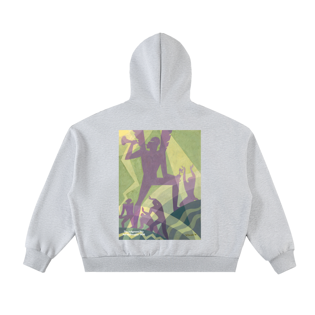 M.Lola “Judgment Day” Fleeced Full-Zip Boxy Hoodie