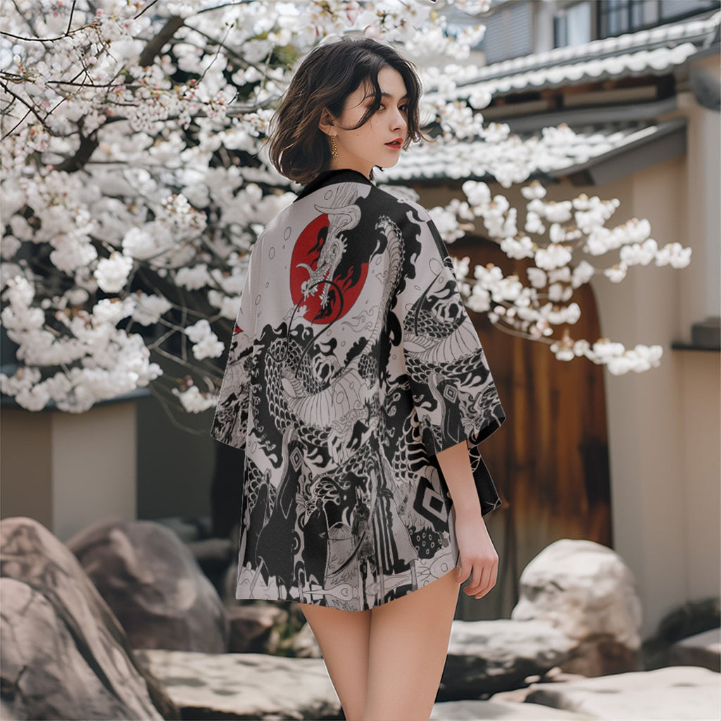 K16 Dragon Invasion Kimono