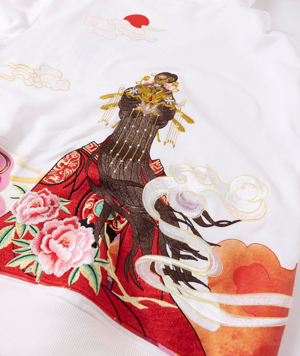 KH9241 Queen Himiko Embroidery Hoodie
