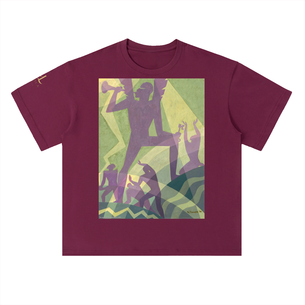 M.Lola “Judgement Day” Heavyweight Drop Shoulder Cotton T-Shirt