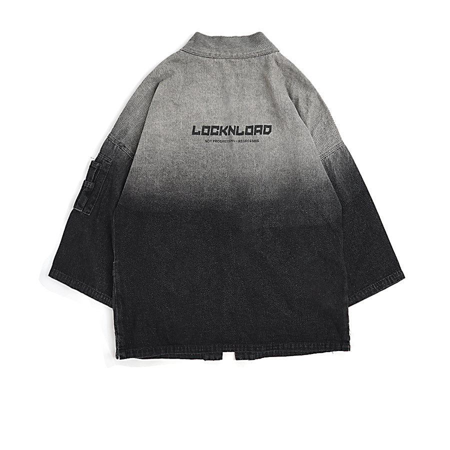 LALKW91 Denim Samurai Shirt