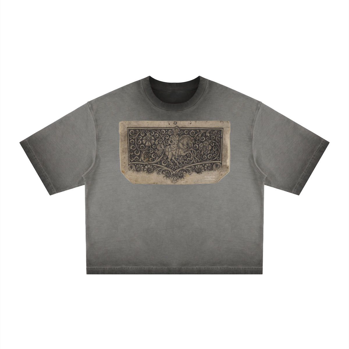 M.Lola “Knight” Unisex Reverse Dyed Boxy T-Shirt