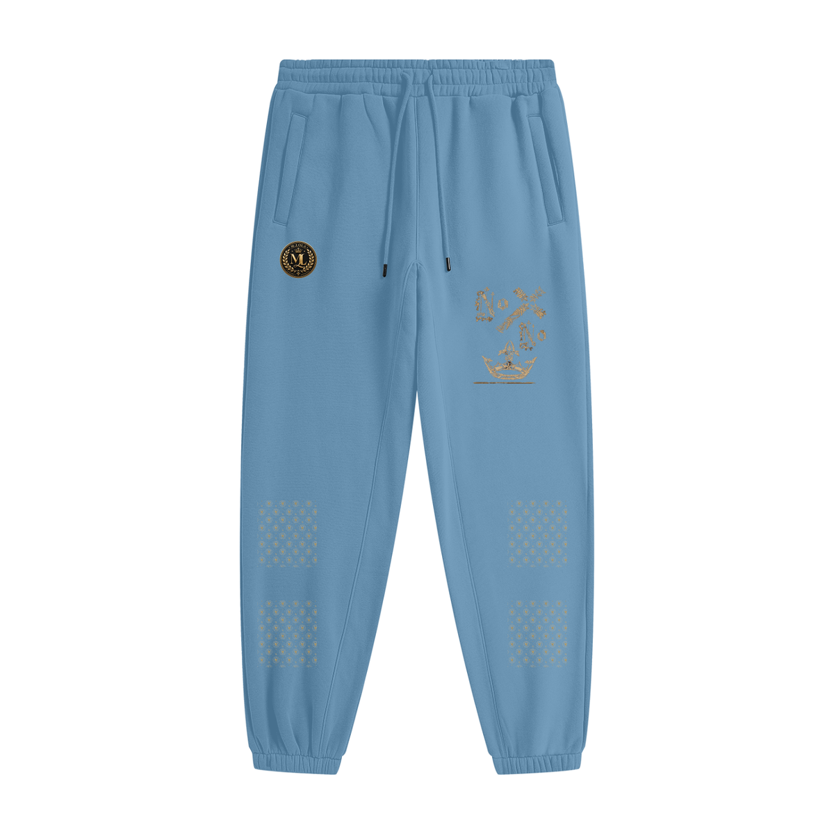 M.Lola "Cross and Crown" Unisex Heavyweight Fleece Joggers