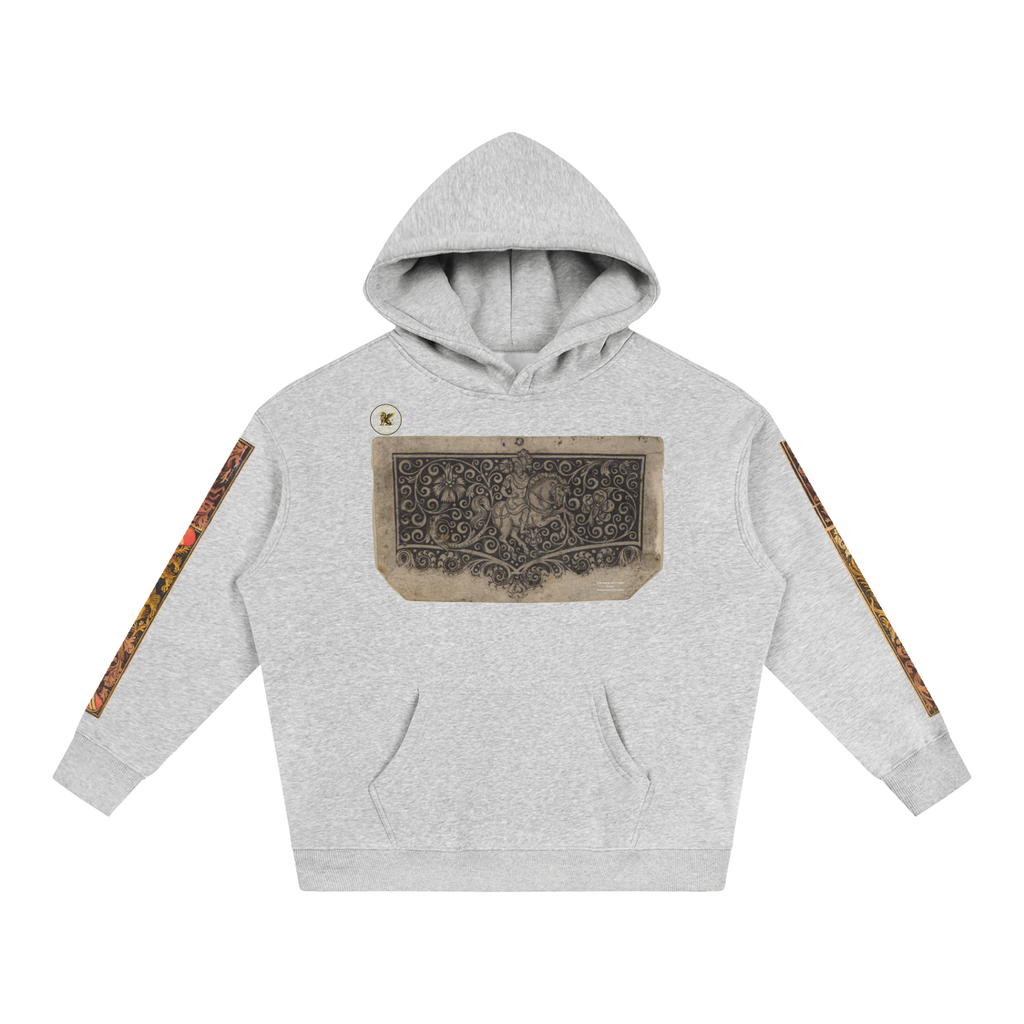 M.Lola “Dragon & Knight” Oversize Fleeced Hoodie