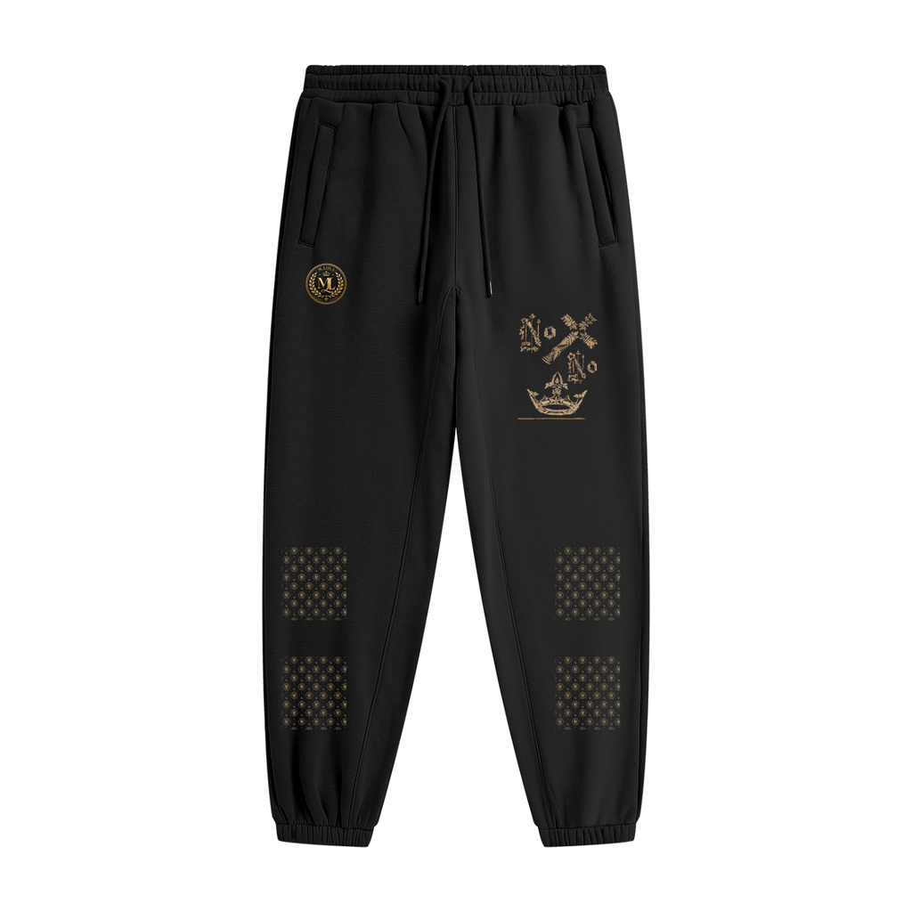 M.Lola "Cross and Crown" Unisex Heavyweight Fleece Joggers