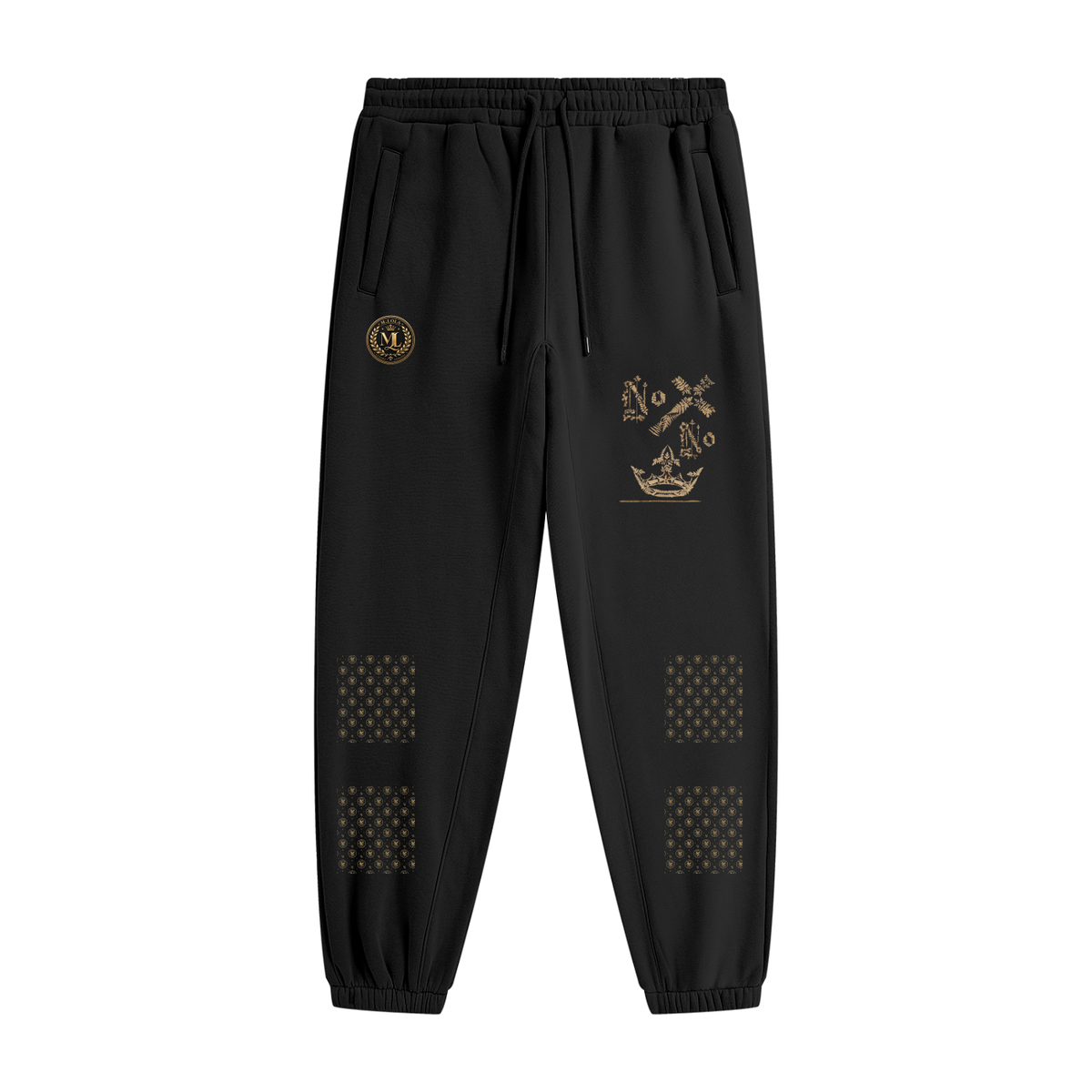 M.Lola "Cross and Crown" Unisex Heavyweight Fleece Joggers