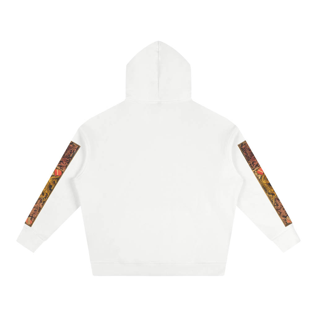 M.Lola “Dragon & Knight” Oversize Fleeced Hoodie