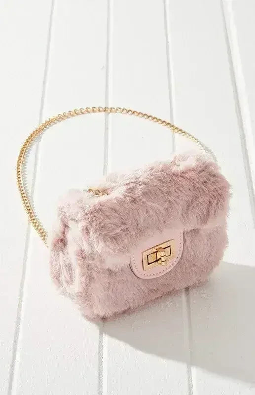 Vegan Fur Micro Bag - Convertible Mini Purse | Femstylo