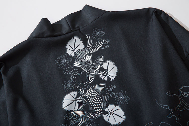 YC6032 Red Flowers Kimono