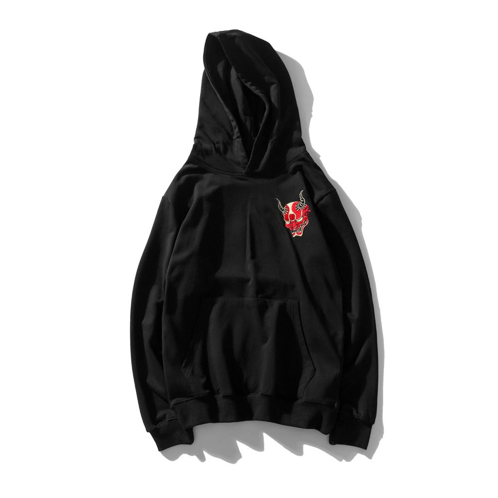 KH9060 Red Demon Embroidery Hoodie
