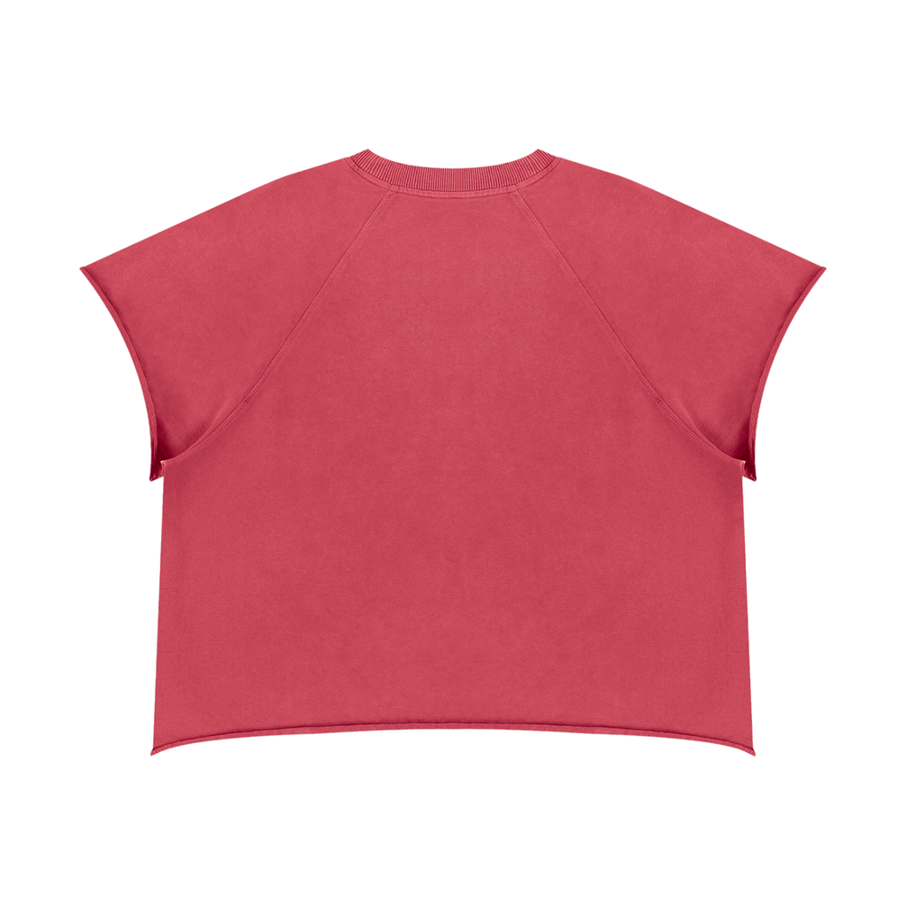 M.Lola “Walkman” Unisex Vintage Wash Raw Edge Boxy T-Shirt