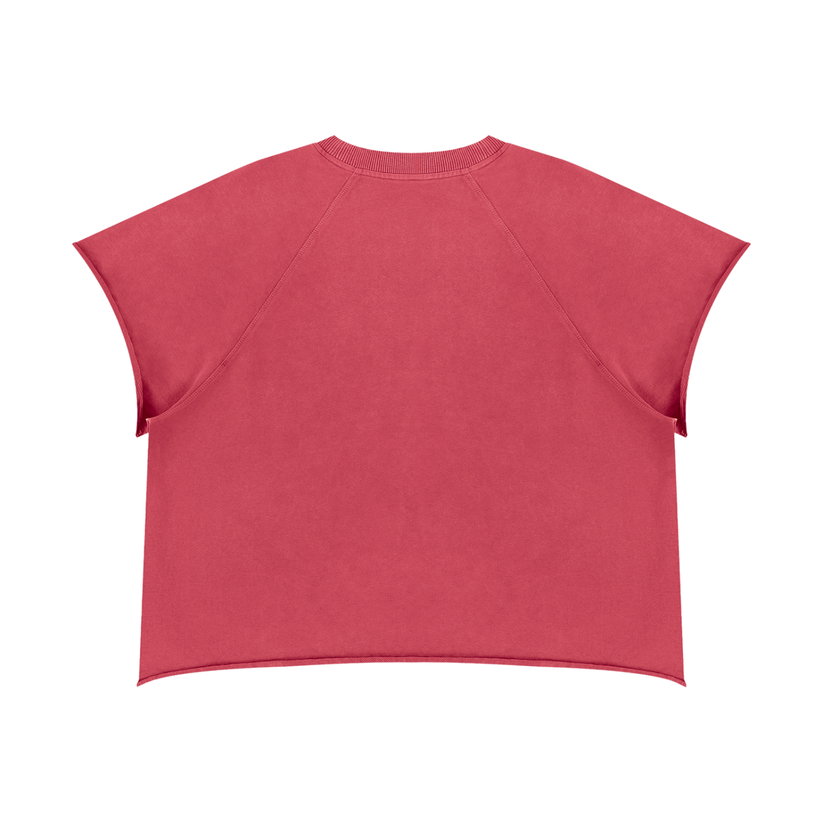 M.Lola “Walkman” Unisex Vintage Wash Raw Edge Boxy T-Shirt