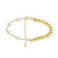 Laurel Grace – Freshwater Pearl Vermeil Bracelet