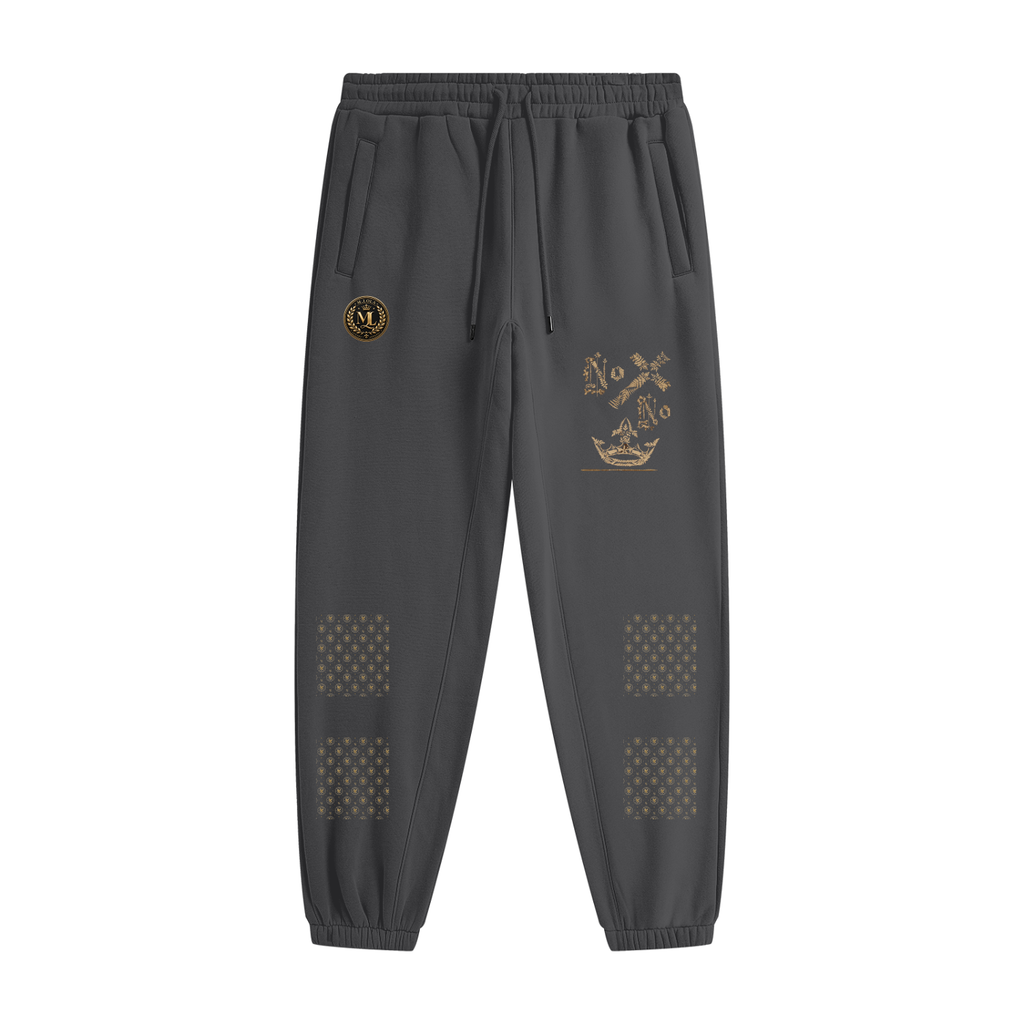 M.Lola "Cross and Crown" Unisex Heavyweight Fleece Joggers