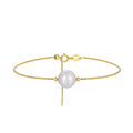 Solara Pearl – Minimalist Freshwater Pearl Vermeil Bracelet