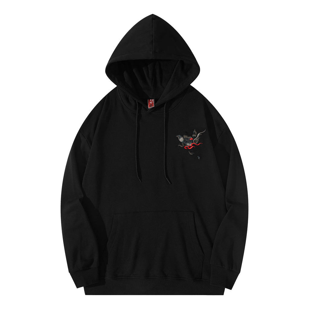 KH9229 Reindeer Embroidery Hoodie
