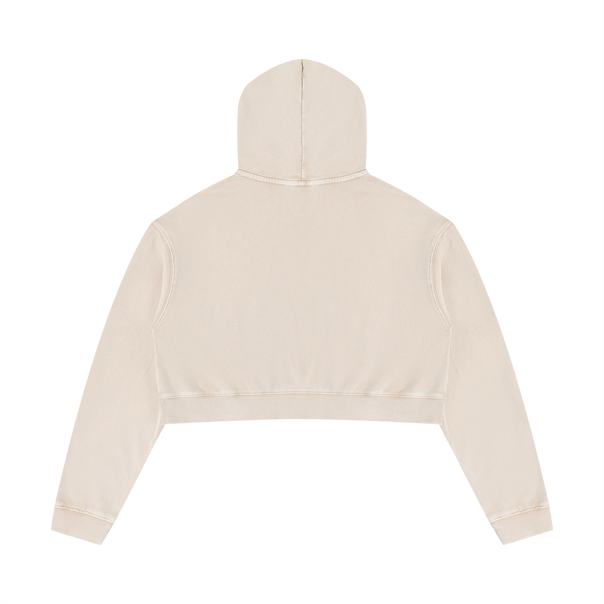 M.Lola “Hands” Women’s Mineral Washed Crop Hoodie