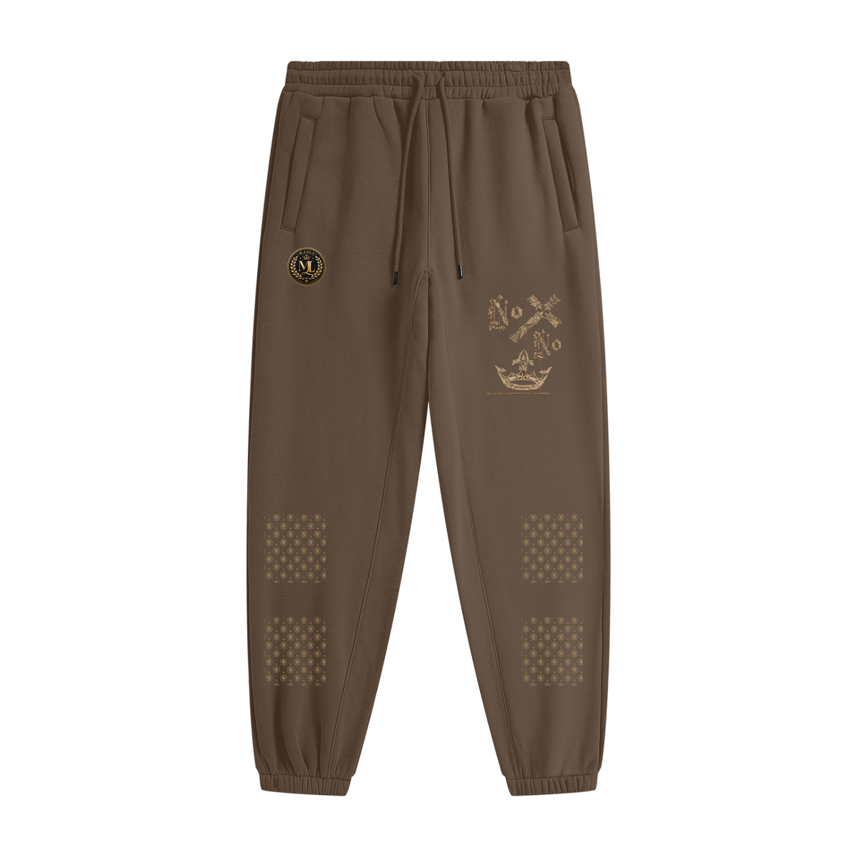 M.Lola "Cross and Crown" Unisex Heavyweight Fleece Joggers