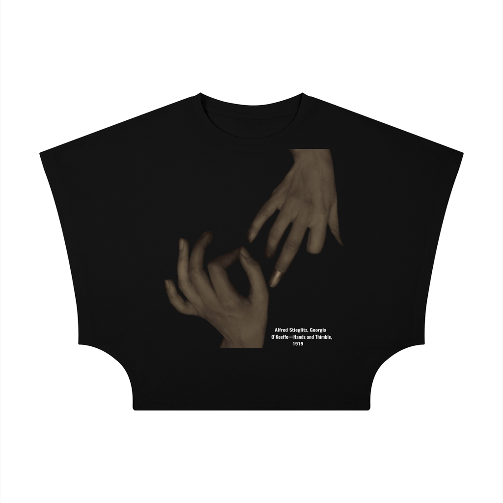 M.Lola “Hands” Women's Cropped Dolman T-Shirt