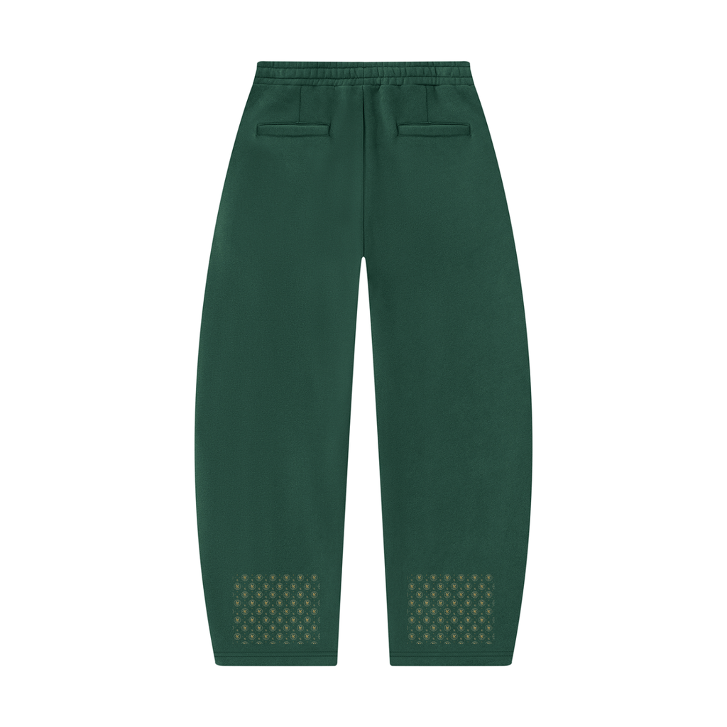 M.Lola "Cross and Crown"Unisex Barrel Leg Sweatpants