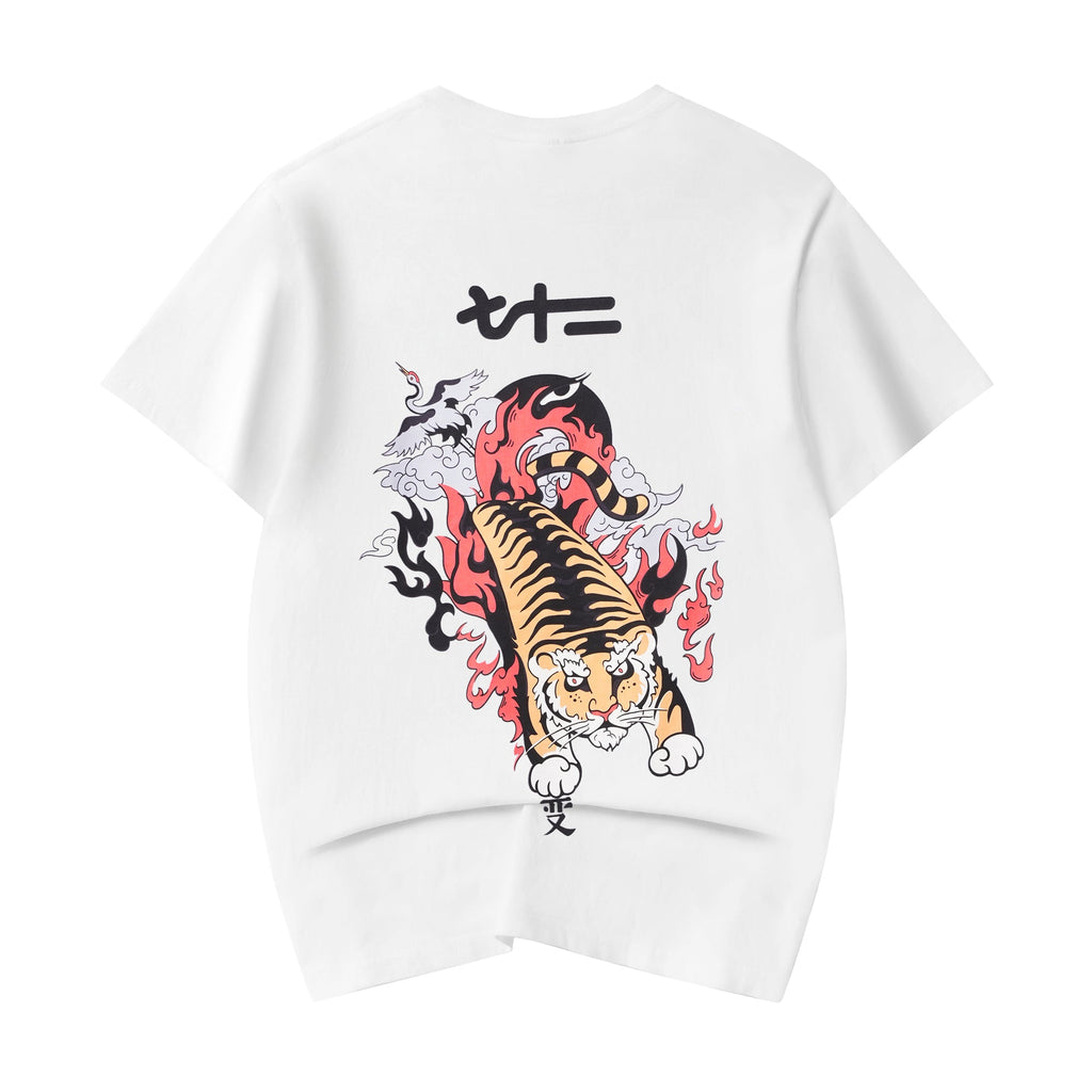 YeT029 Pouncing Fiery Tiger Tee