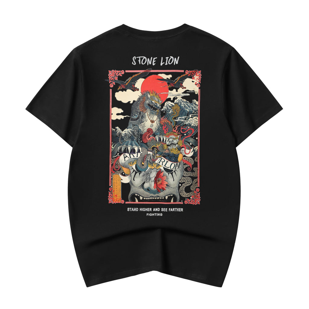 YeT006 Stone Lion Tee