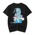 YeT022 Blue Tiger Ocean Tee