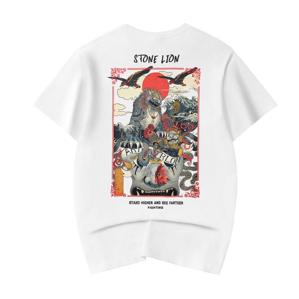YeT006 Stone Lion Tee