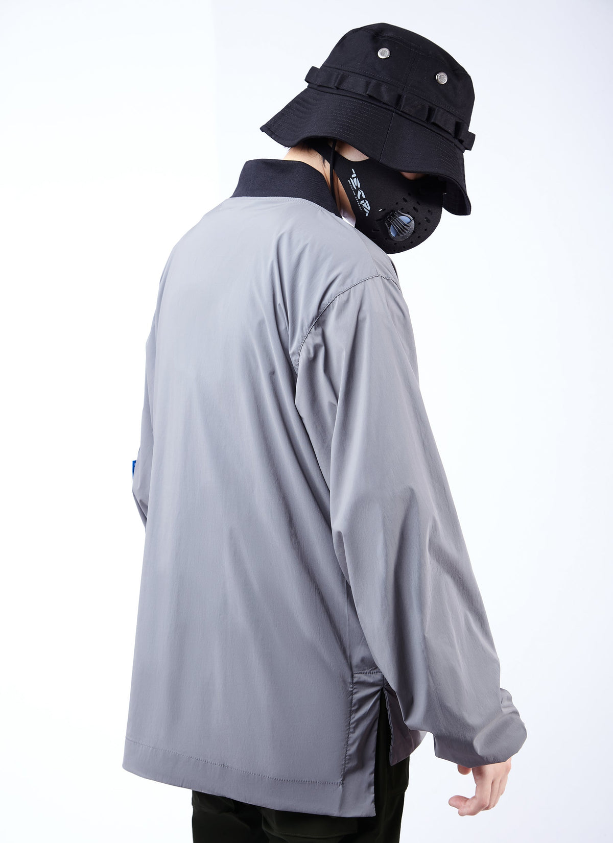 APT2809 Grey Kimono Shirt