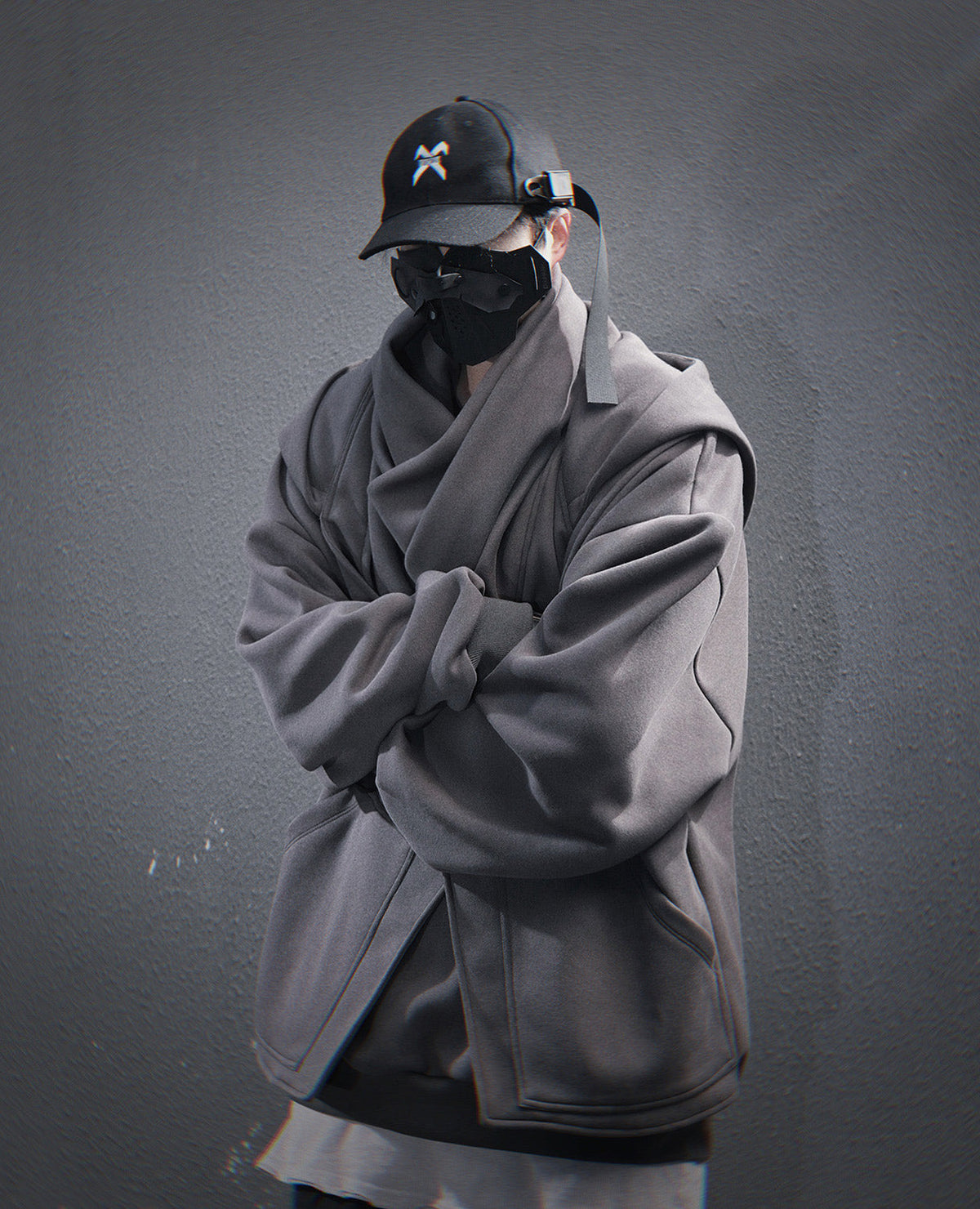 HiH57 Grey Assassin Hoodie
