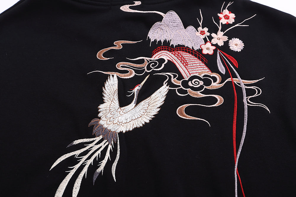 YE731 Fellowship Embroidery Hoodie