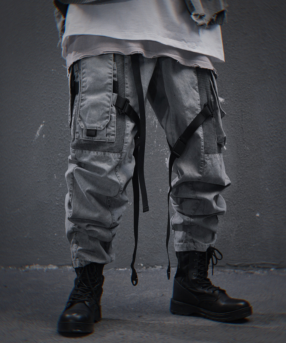 HiP46 Grey NX Cargo Pants
