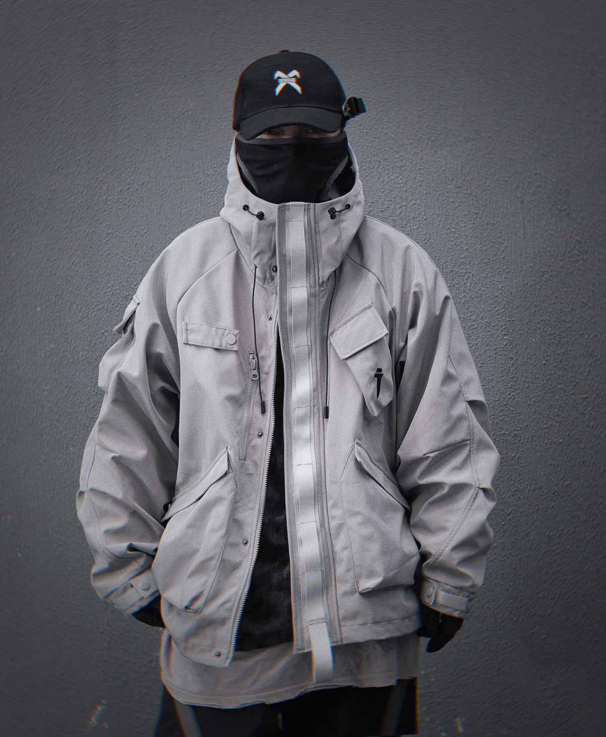 HiJ39 Grey Retaliation Jacket
