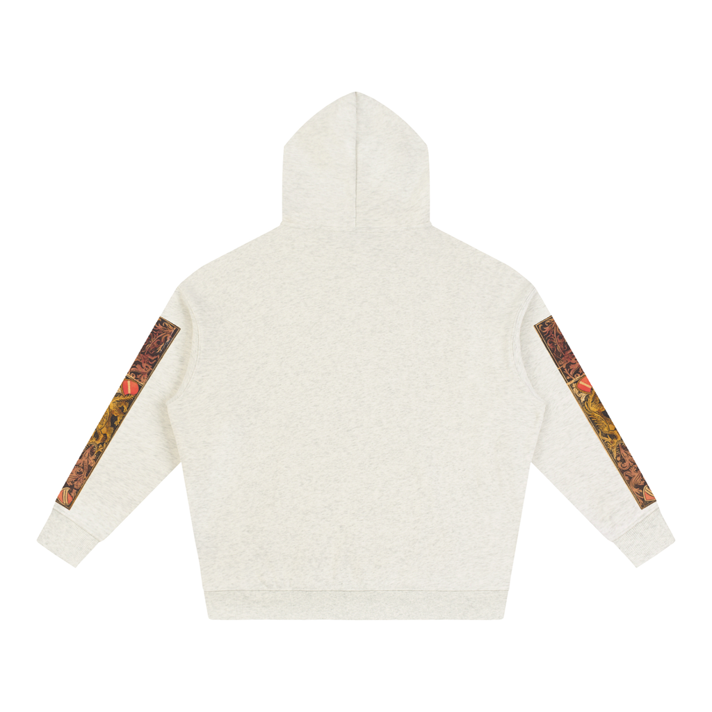 M.Lola “Dragon & Knight” Oversize Fleeced Hoodie