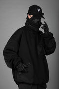 HiH33 Black Utility Hoodie