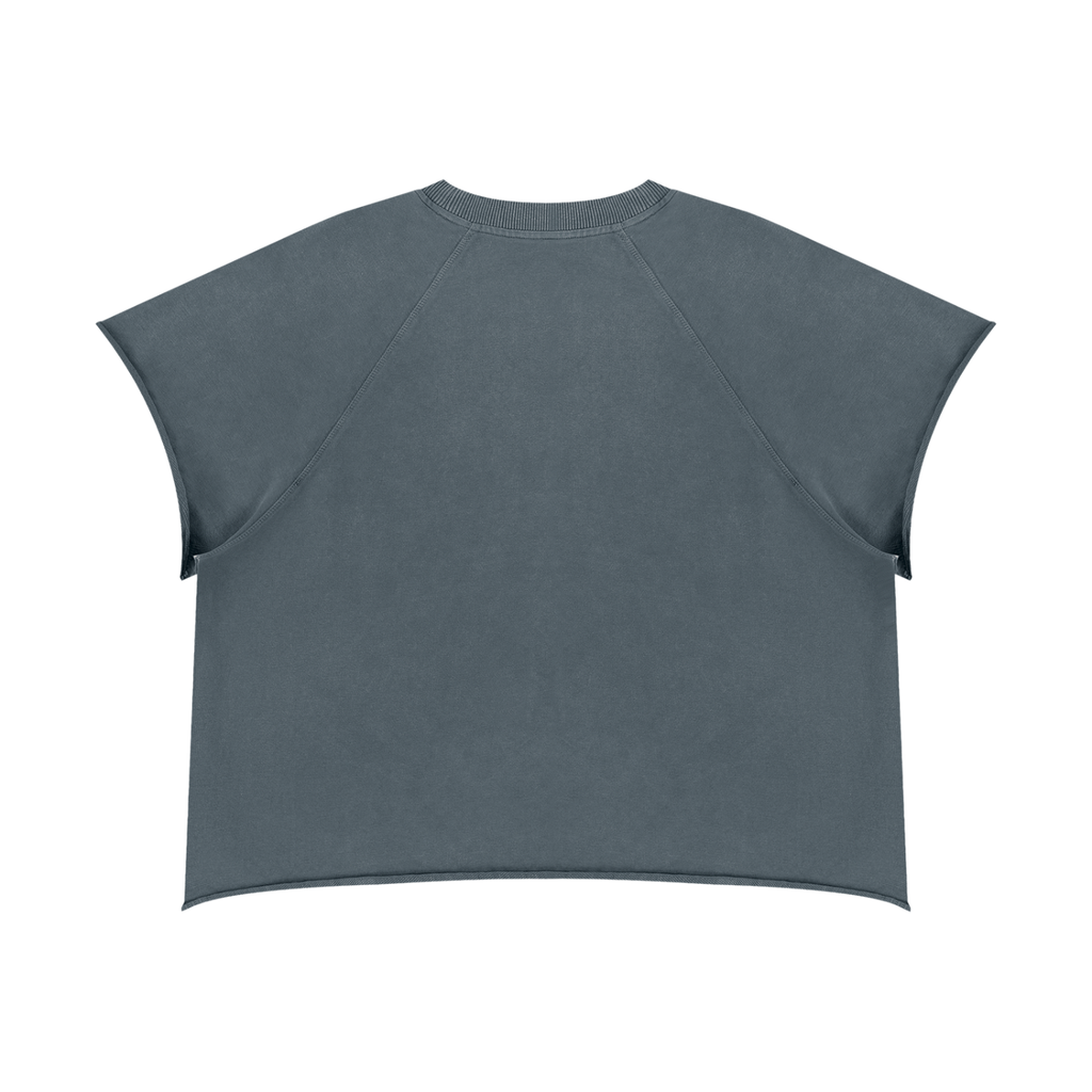 M.Lola “Walkman” Unisex Vintage Wash Raw Edge Boxy T-Shirt