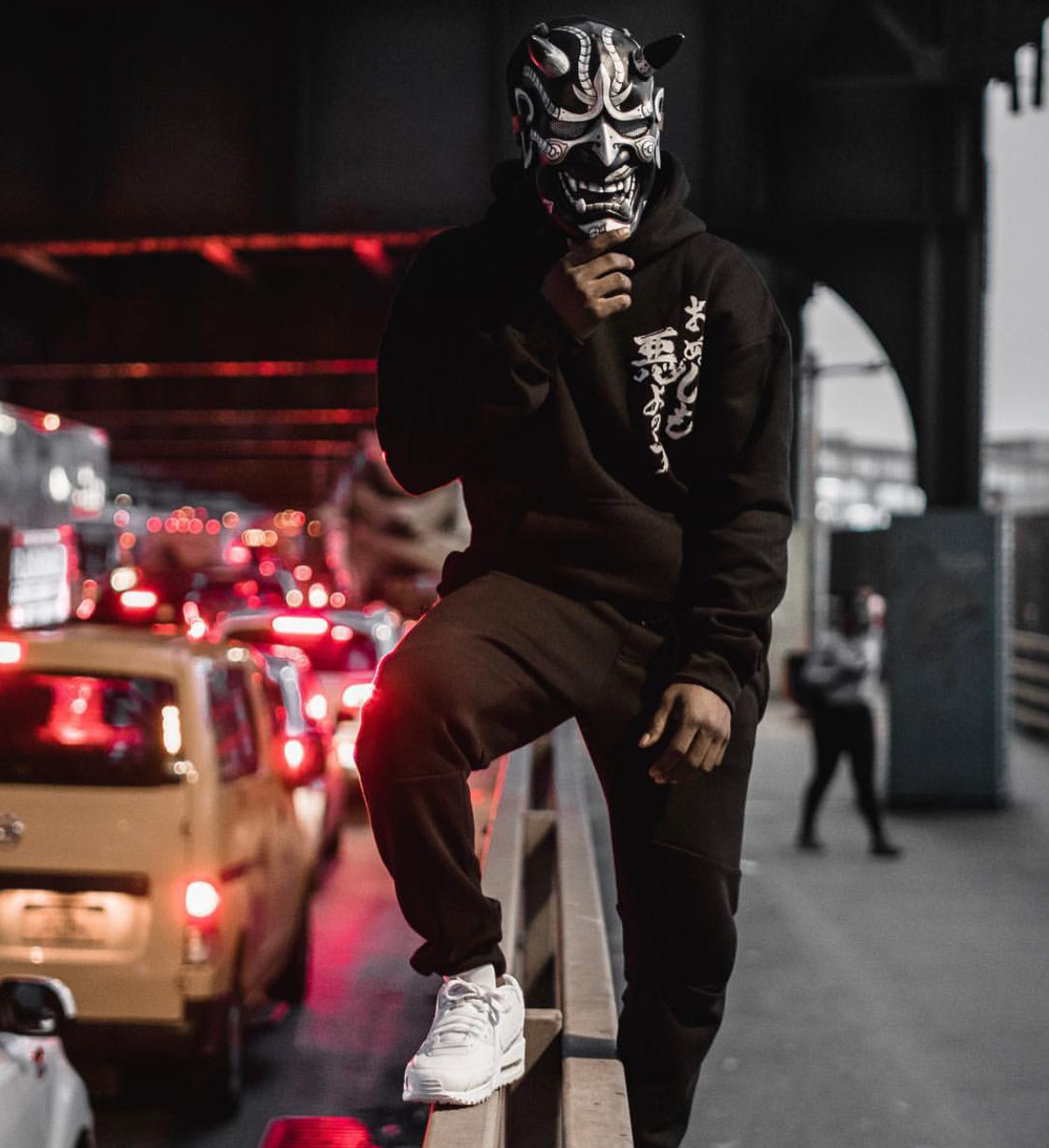 YEH3 Black Japanese Rid Evil Hoodie