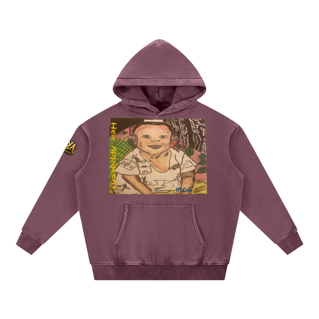 M.Lola "Heir" Snow Wash Fleece Oversize Hoodie