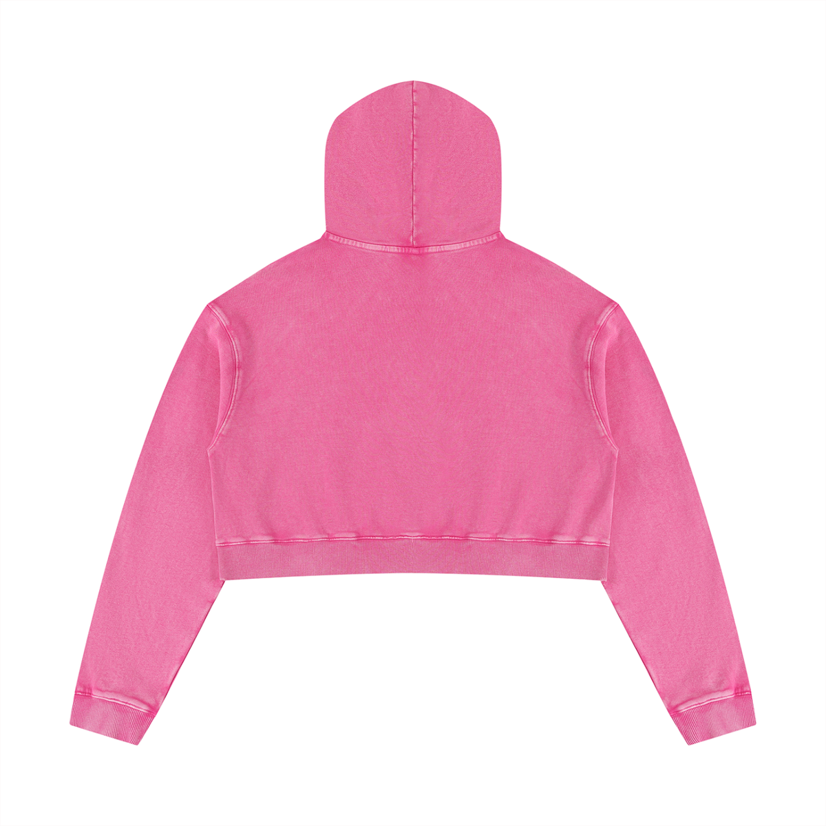 M.Lola “Hands” Women’s Mineral Washed Crop Hoodie