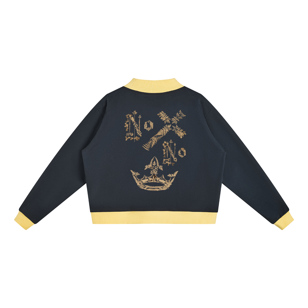 M.Lola "Cross & Crown"Women’s Mock Neck Crewneck Sweatshirt