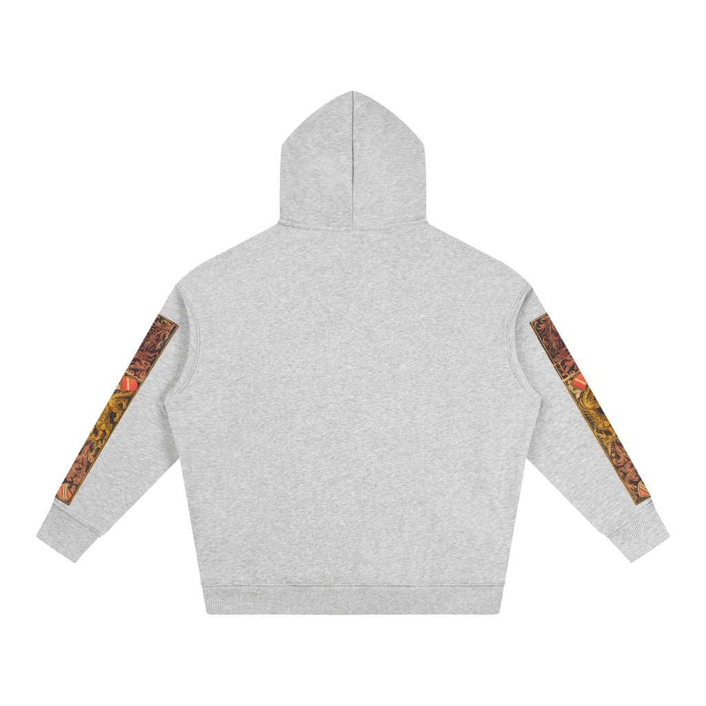 M.Lola “Dragon & Knight” Oversize Fleeced Hoodie