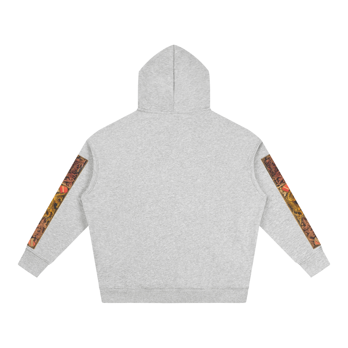 M.Lola “Dragon & Knight” Oversize Fleeced Hoodie