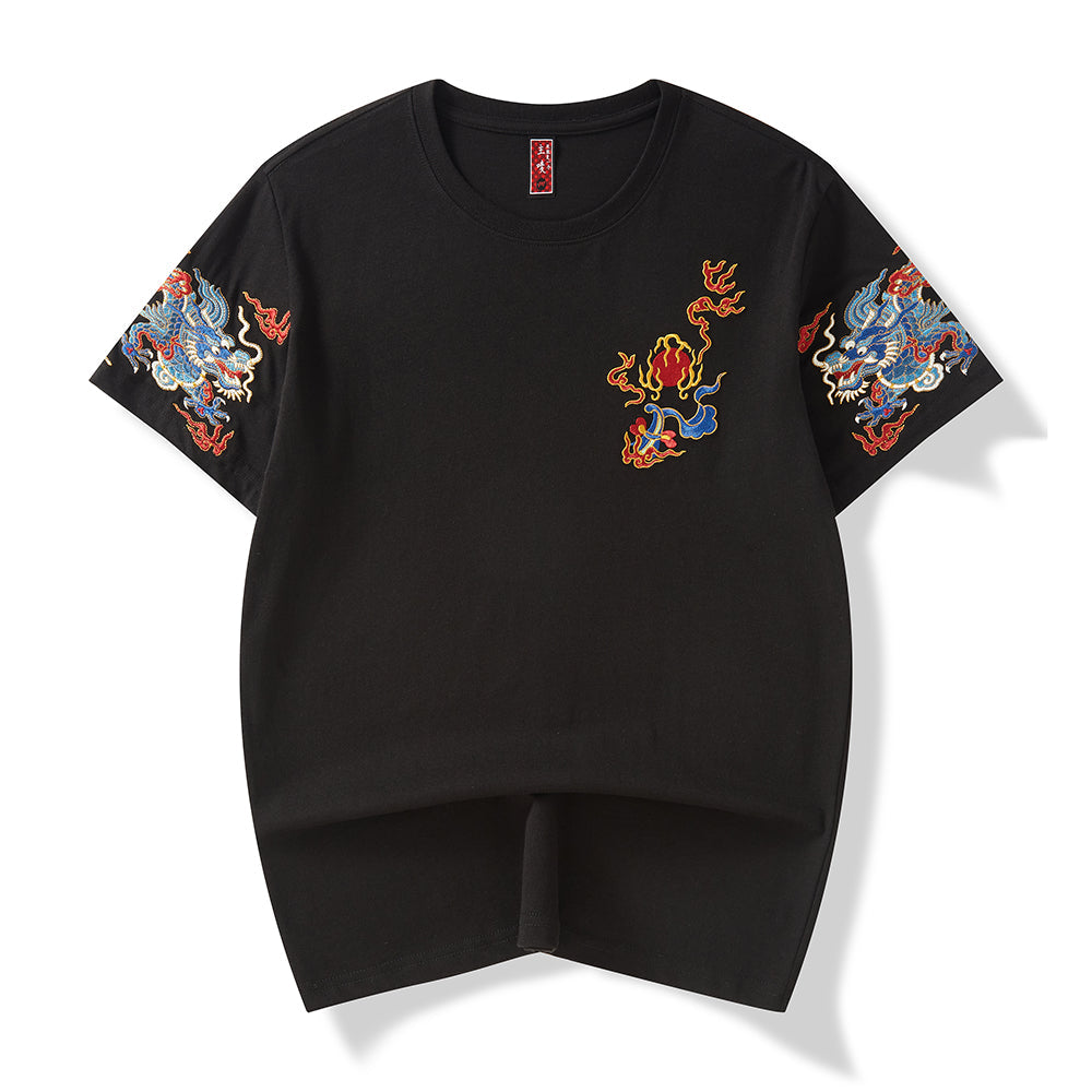 KH691 Raging Dragons Embroidery Tee
