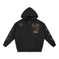 M.Lola "Cross and Crown" Essential Oversized Fleece Boxy Hoodie